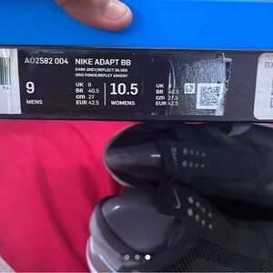 Nike Adapt BB Sneakers - Black and Silver